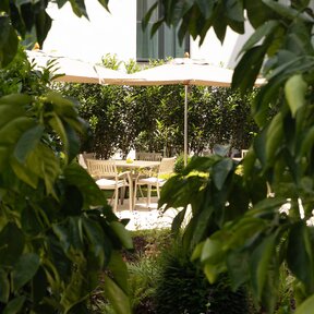 Hidden garden at EST Hotel Palais Chotek Vienna