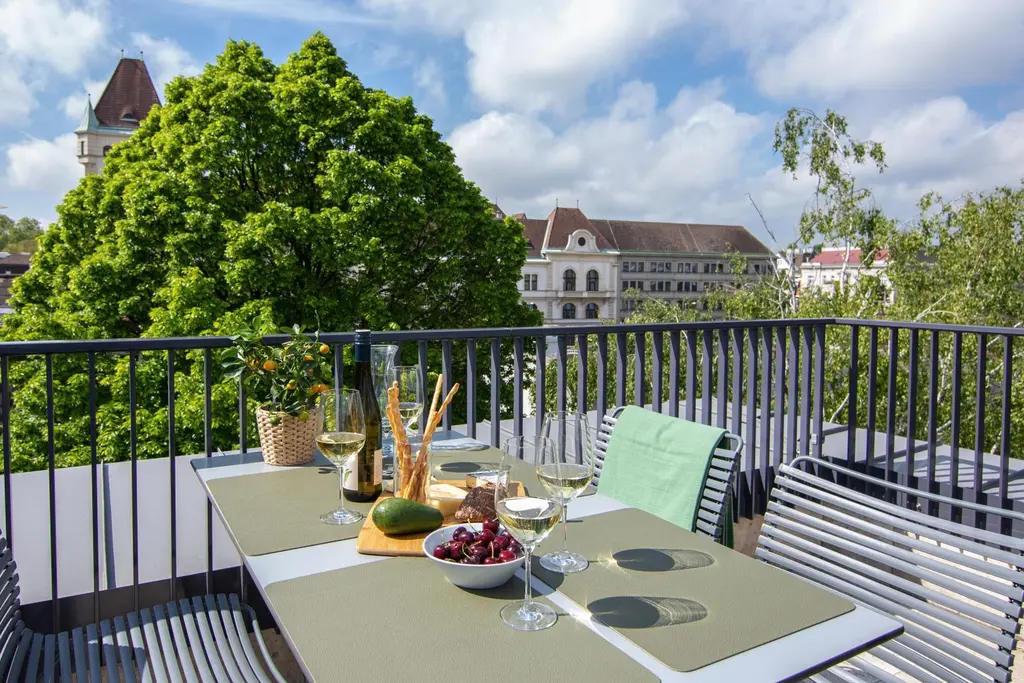 est residences apartments balcony