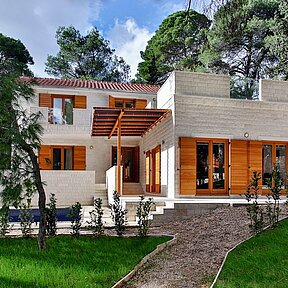 Newly built, with tradtional elements