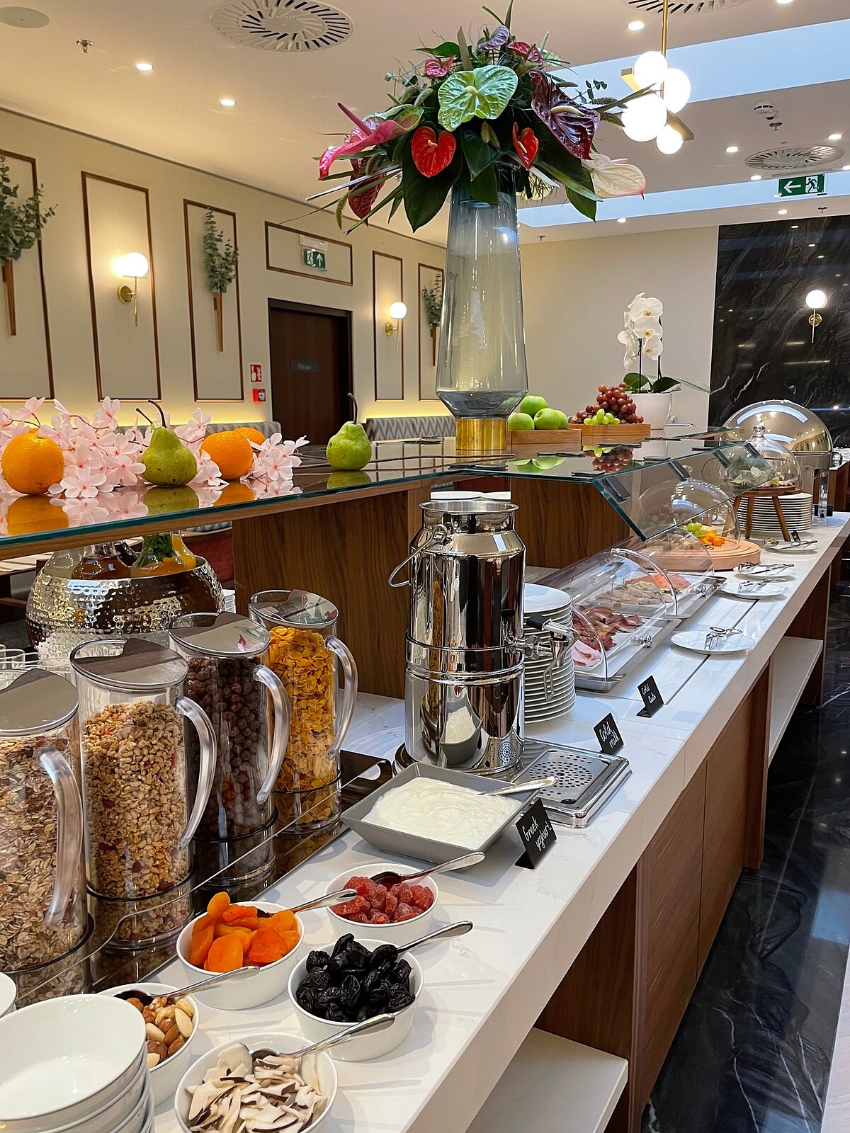 Detail of Buffet Breakfast at EST Grand Hotel Savoy