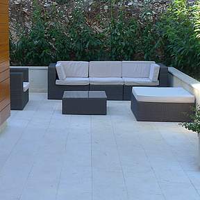 Relax on the comfortable  outdoor lounge