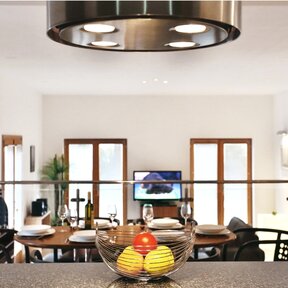 Enjoy preparing meals in the modern kitchen