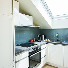 est residences studio apartments kitchen