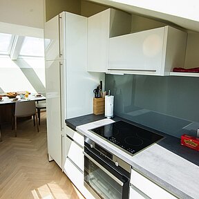 est residences studio apartments kitchen