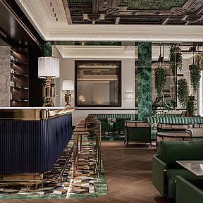 Bar and Lounge Area EST Hotel Palais Chotek