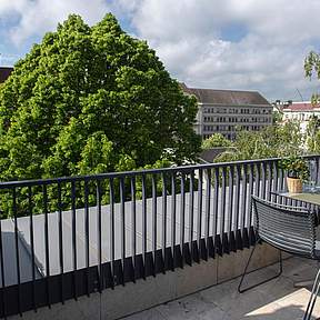 est residences apartments balcony view