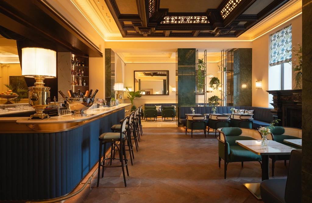 Bistro Bar with tables and chairs