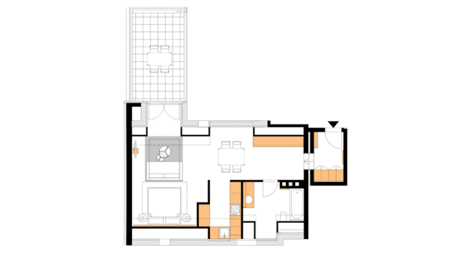 est residences studio apartments floor plan
