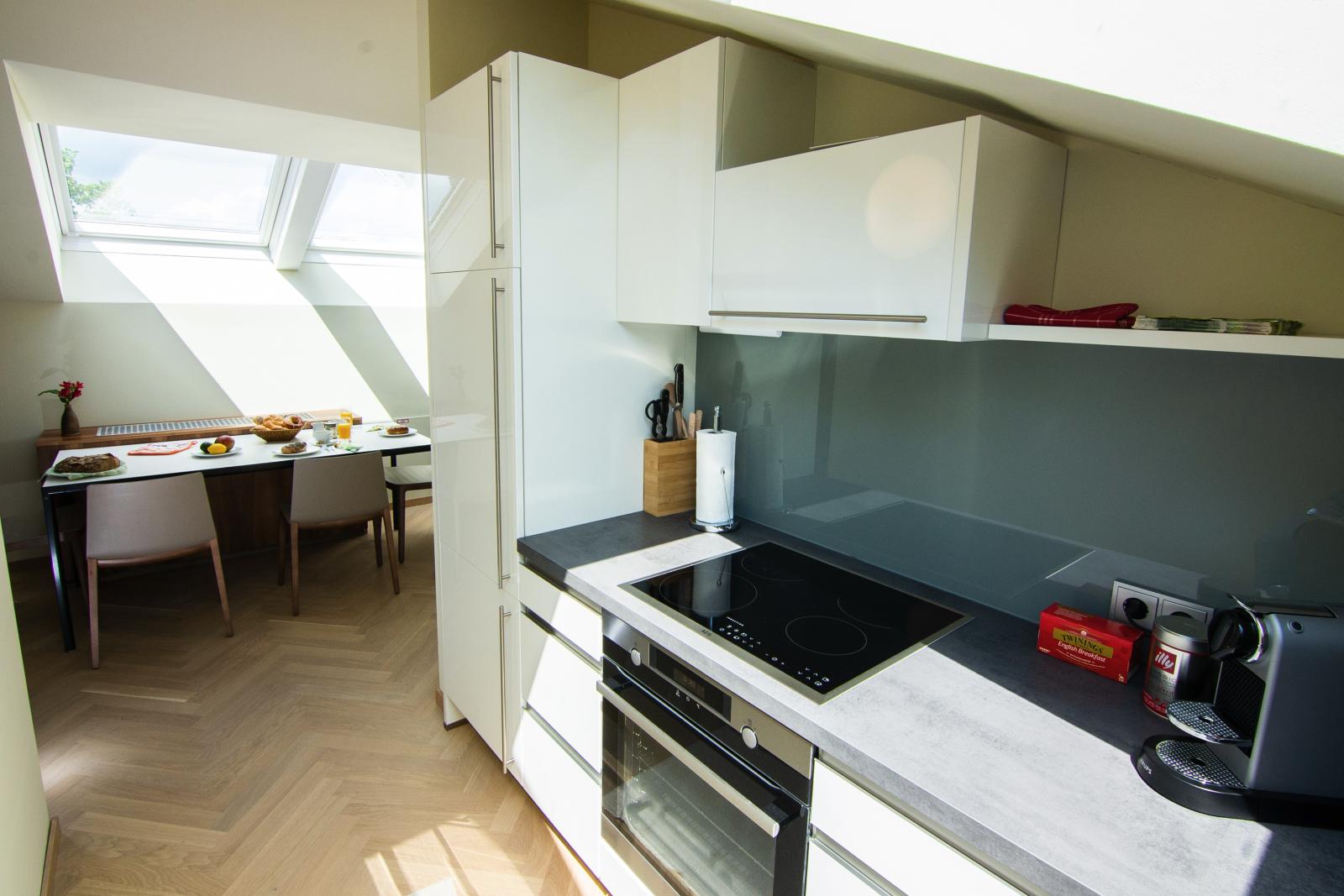 est residences studio apartments kitchen